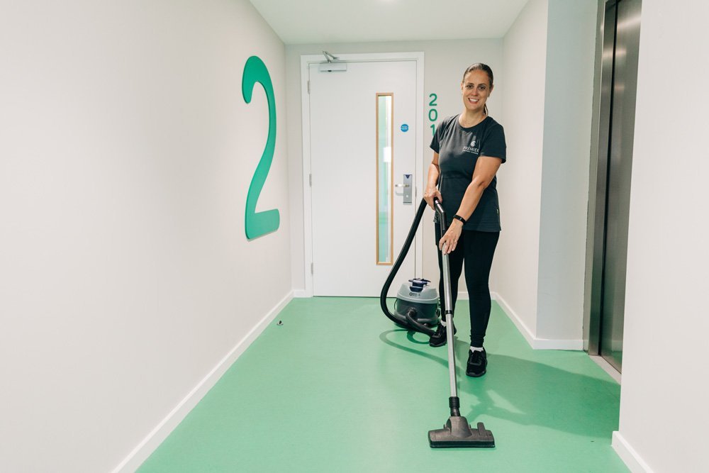 cleaning Hallways & Stairs at end of tenancy