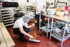 how to clean a commercial kitchen