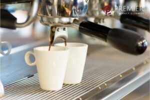 how to clean a commercial coffee machine