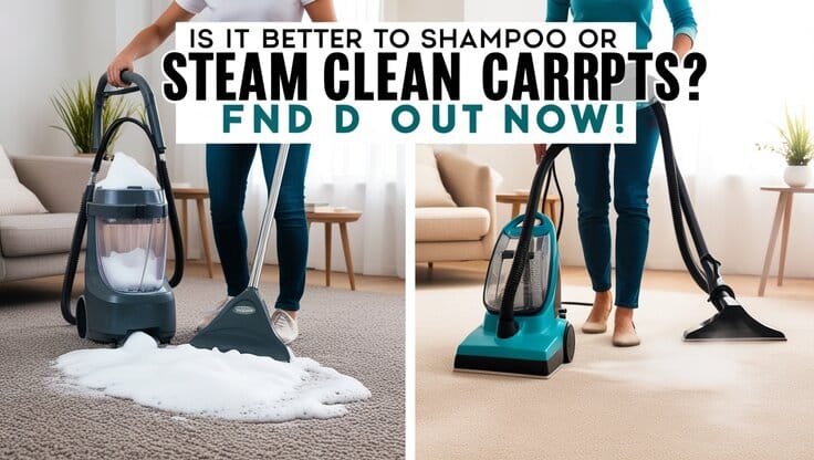 Is It Better to Shampoo or Steam Clean Carpets? Find Out!