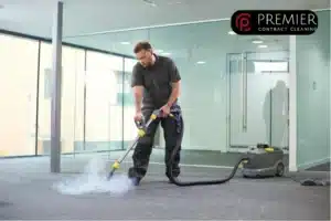 What is the fastest way to clean an office building?