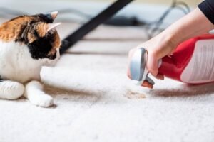 How to Clean Cat Poop off Carpet