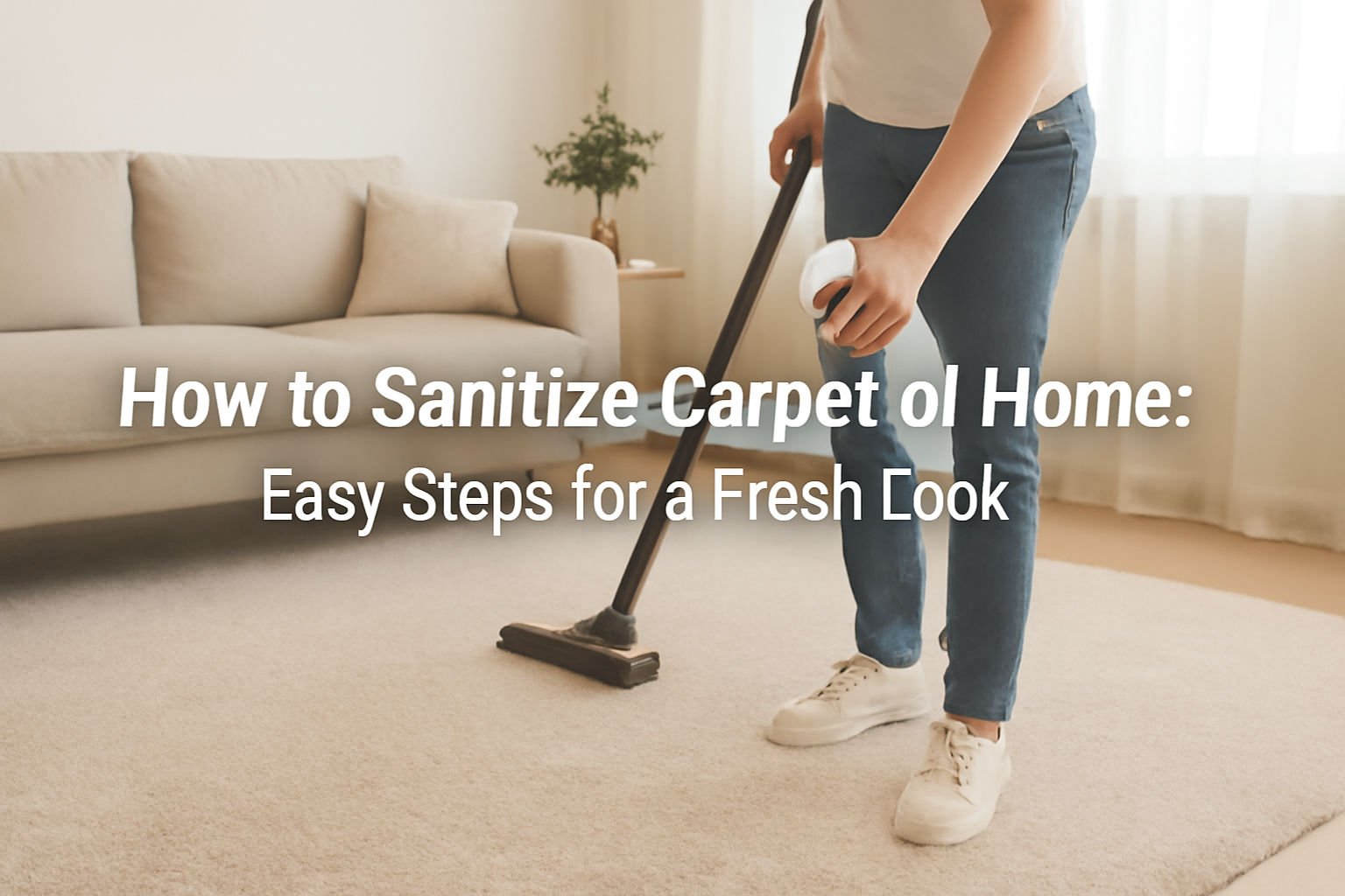 How to Sanitize Carpet at Home: Easy Steps for a Fresh Look