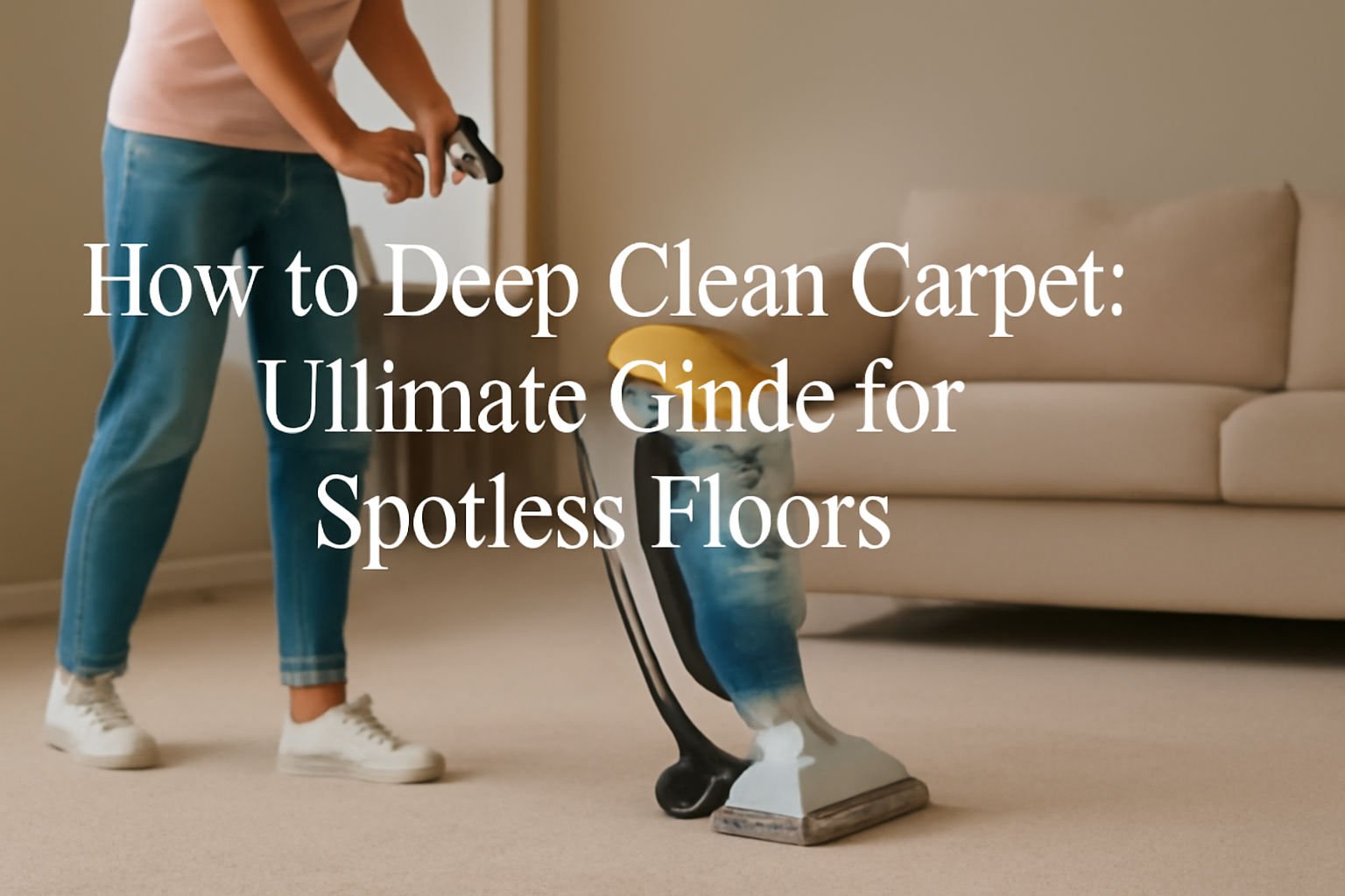 How to Deep Clean Carpet: Easy Steps for Spotless Floors