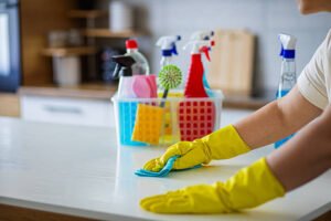 What are the 5 basic cleaning principles?